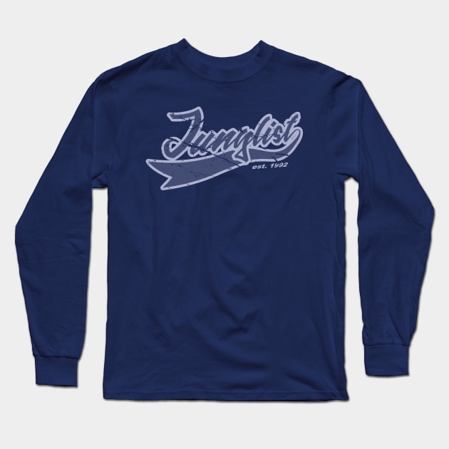 Junglist Team Blue Long Sleeve T-Shirt by KORAX